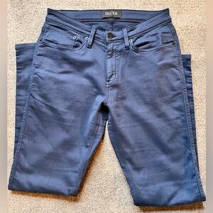 Mens DUER N2X Slim Fit No Sweat Pants Size 32x32 Like NEW Royal Blue